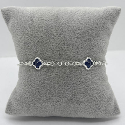 #PA344 - Pulsera Tipo Van Cleef De Plata .925 - A08/3.4