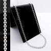 #CAD302 - Cadena Brill Con Bolitas De 2 mm Plata .925 - C22/7
