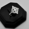 #AD493 - Anillo Nudo De Bruja De Plata .925 - A10/2.2
