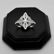 #AD493 - Anillo Nudo De Bruja De Plata .925 - A10/2.2