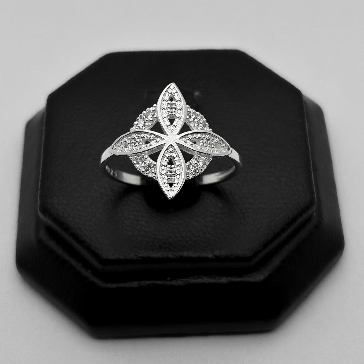 #AD493 - Anillo Nudo De Bruja De Plata .925 - A10/2.2