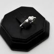 #AD495 - Anillo Ajustable Corazones De Plata .925 - C10/1.2