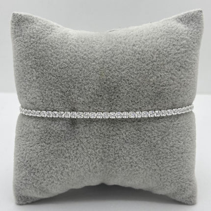 #PA189 - Pulsera Con Piedra De Zirconia Plata - C46/4.1