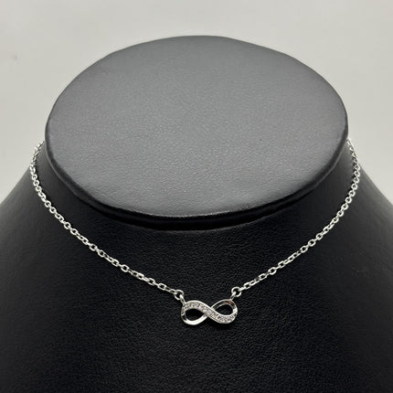 #G279 - Gargantilla De Infinito De Plata .925 - C46/2.3
