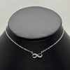 #G279 - Gargantilla De Infinito De Plata .925 - C46/2.3