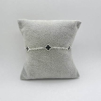 #PA348 - Pulsera Tipo Van Cleef De Plata .925 - A16/2.8