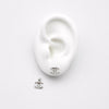 #BR352 - Broquel Tipo Channel De Plata .925 - E40/