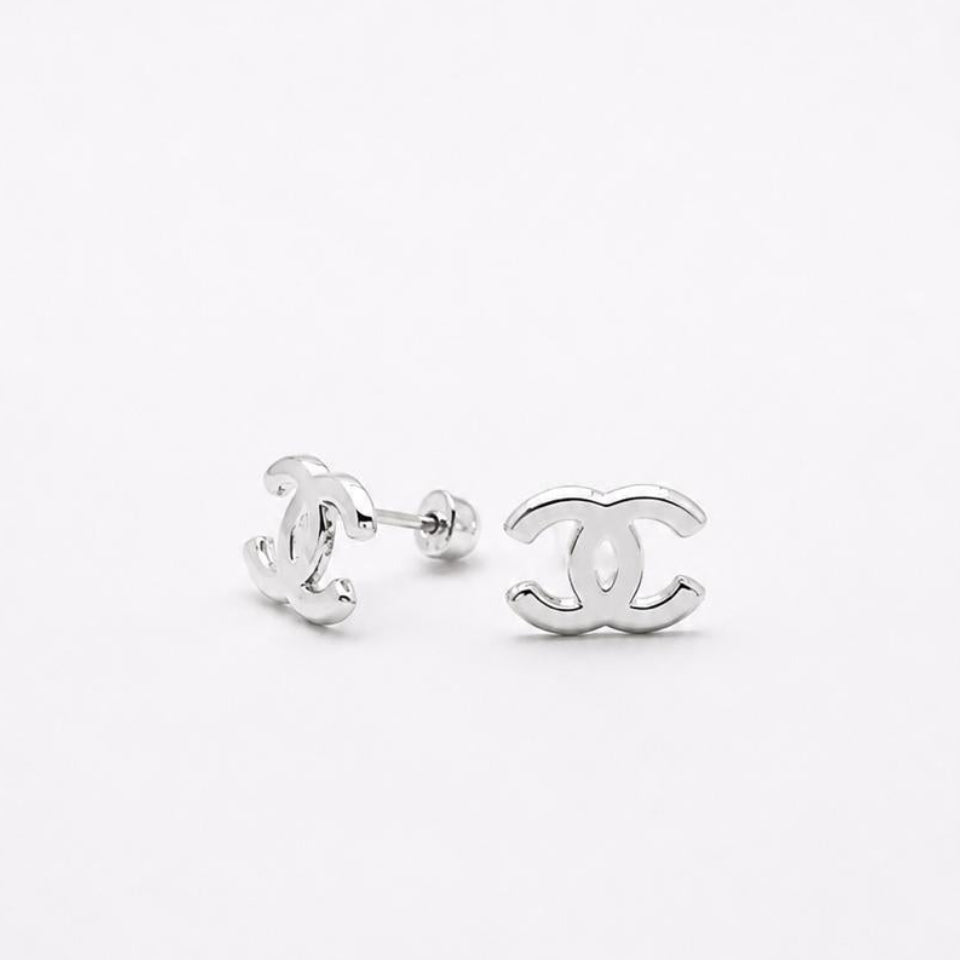 #BR352 - Broquel Tipo Channel De Plata .925 - E40/