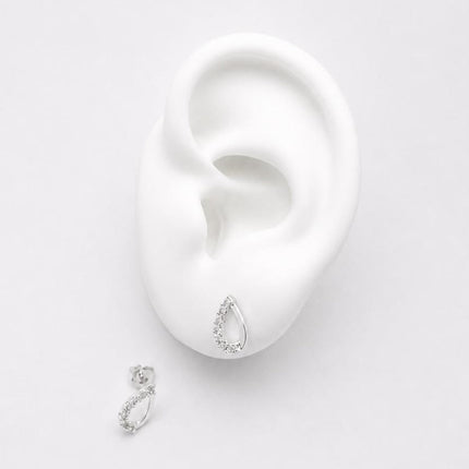 #BR355 - Broquel De Gota De Plata .925 - E62/