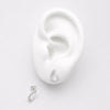#BR355 - Broquel De Gota De Plata .925 - E62/