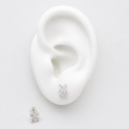 #BR357 - Broquel De Mariposa De Plata .925 - E50/