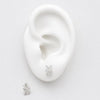 #BR357 - Broquel De Mariposa De Plata .925 - E50/
