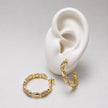 ARRL157 - Arracada Con Piedra Zirconia De Oro Laminado 18k - LA040/