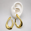 ARL193 - Arete Elegante De Oro Laminado 18k - LB025/
