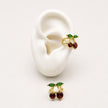 HOL182 - Cuff De Cerezas De Acero Laminado 18k - LB030/