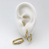 HOL192 - Huggies Con Piedra Zirconia De Oro Laminado 18k - LB035/