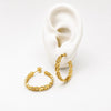 ARRL160 - Arracada Infinitos De Oro Laminado 18k - LA040/