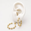 ARRRL164 - Arracada Con Piedra Zirconia De Oro Laminado 18k - LB040/