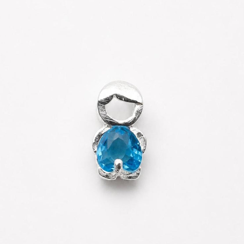 D758 - Dije De Niño De Plata 925 - A08/1.5