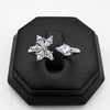 #AD515 - Anillo Flor Tipo Pandora De Plata .925 Con Baño De Rodio - C30/2.3