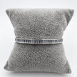 #AO124 - Pulsera Rígida Con Piedra Baguette De Plata .925 - C30/13.0