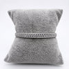 #AO126 - Pulsera Rígida Con Piedra Zirconia De Plata .925 - C30/13.5