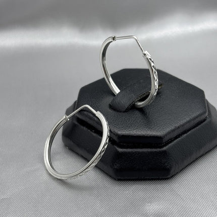 #ARR137 - Arracada Redonda Diamantada Plata - A07/4.3