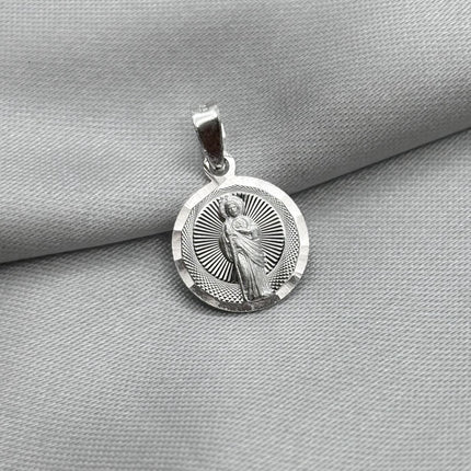 #D384 - Dije/Medalla San Judas Tadeo Plata - A07/1.5