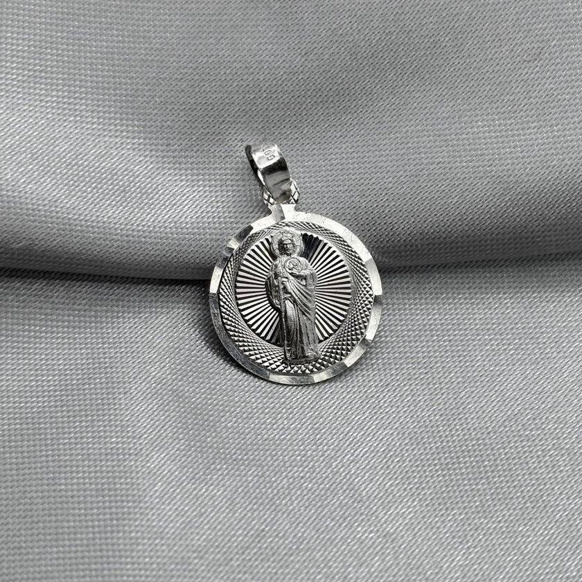 #D384 - Dije/Medalla San Judas Tadeo Plata - A07/1.5