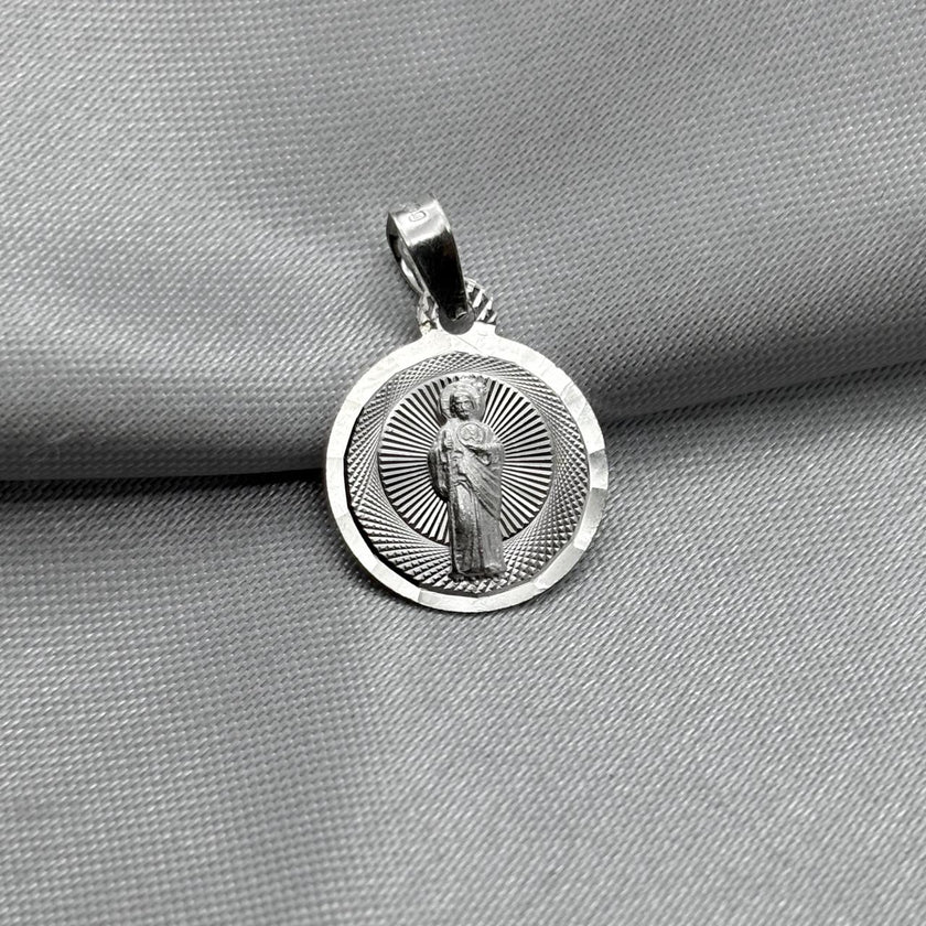 #D384 - Dije/Medalla San Judas Tadeo Plata - A07/1.5