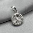 #D323 - Dije Circular Espíritu Santo Con Zirconia - A18/1.5