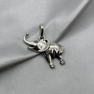 #D278 - Dije Elefante Plata Pavonada - A13/5.3