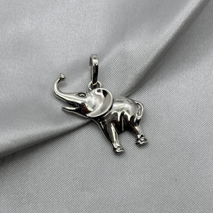 #D278 - Dije Elefante Plata Pavonada - A13/5.3