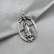 #D599 - Dije Virgen De Guadalupe Querubines Plata Pavonada - A13/6.7
