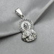 #D571 - Dije San Judas Tadeo Con Zirconia Plata - A07/5.0