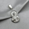 #D571 - Dije San Judas Tadeo Con Zirconia Plata - A07/5.0
