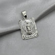 #D572 - Dije Cuadrado Virgen De Guadalupe Plata - B10/2.2