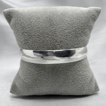 #AO119 - Aro Liso Ajustable  Plata - 1.1 cm- A07/10.8