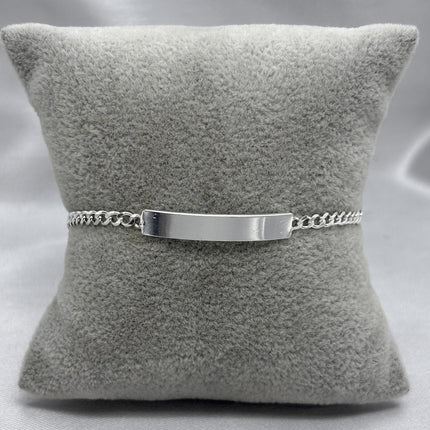 #ESC270 - Esclava Barbada Plata - 080 - 3 mm - A06/4.1