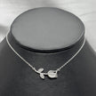 #G274 - Gargantilla Tulipán Con Zirconia Plata - C13/2.3