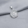 #D724 - Dije Medalla San Benito Plata - A09/3.3