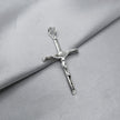 #D423 - Dije Crucifijo Piedra Zirconia Plata - A12/2.3