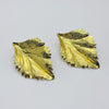 #ARL174 - Arete De Hoja De Oro Laminado 18k - LA030/