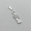 #D340 - Dije San Judas Tadeo Con Piedra Zirconia Plata - A10/2.7