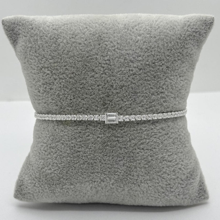 #PA357 - Pulsera Tenis De 2 mm De Plata .925 - C46/4