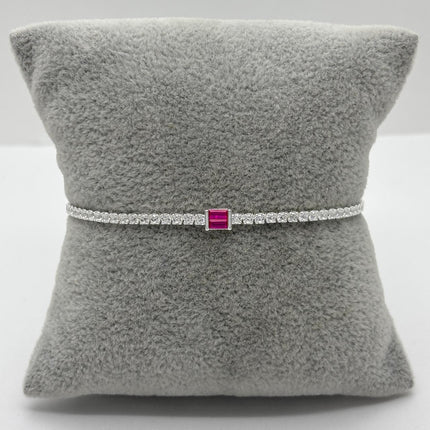 #PA357 - Pulsera Tenis De 2 mm De Plata .925 - C46/4