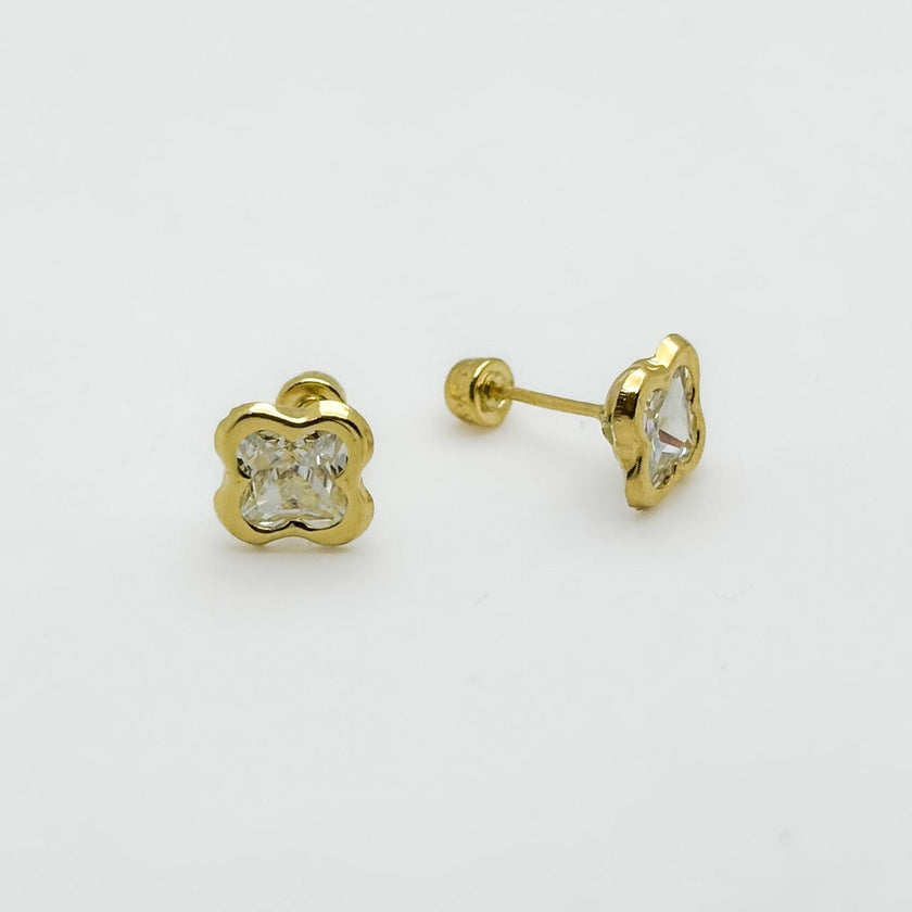 #B10258 - Broquel De Trebol De Oro 10k - L300/