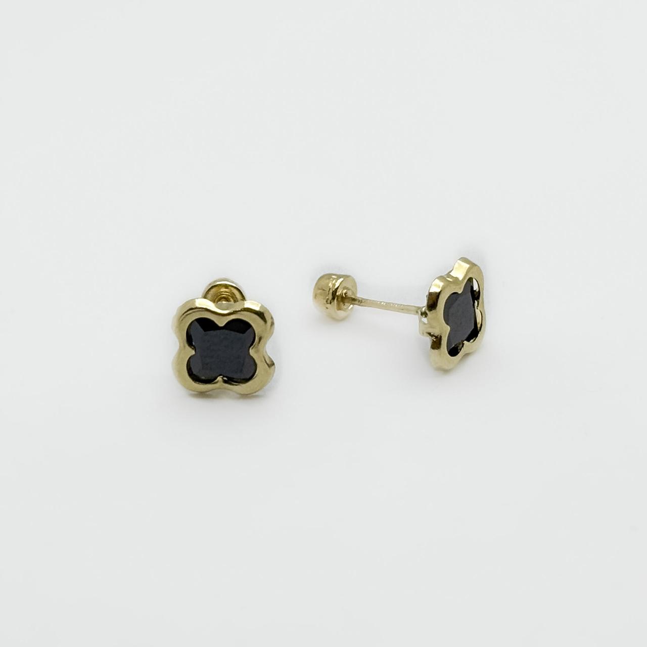 #B10258 - Broquel De Trebol De Oro 10k - L300/