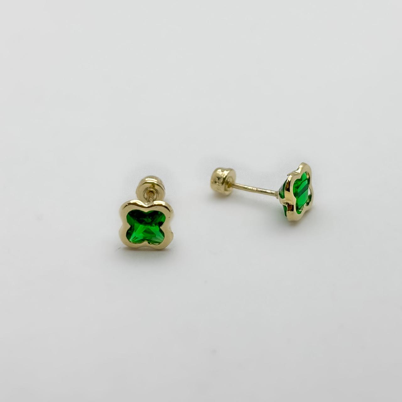#B10258 - Broquel De Trebol De Oro 10k - L300/
