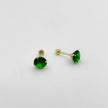 #B10206 - Broquel Recto De Oro 10k 7 mm/#7 De 4 Uñas - L140/L280